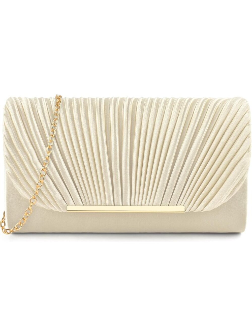 ใฝ๏ธ Women's Apricot Clutch Purse Wedding Party Imported Crossbody Evening Bag